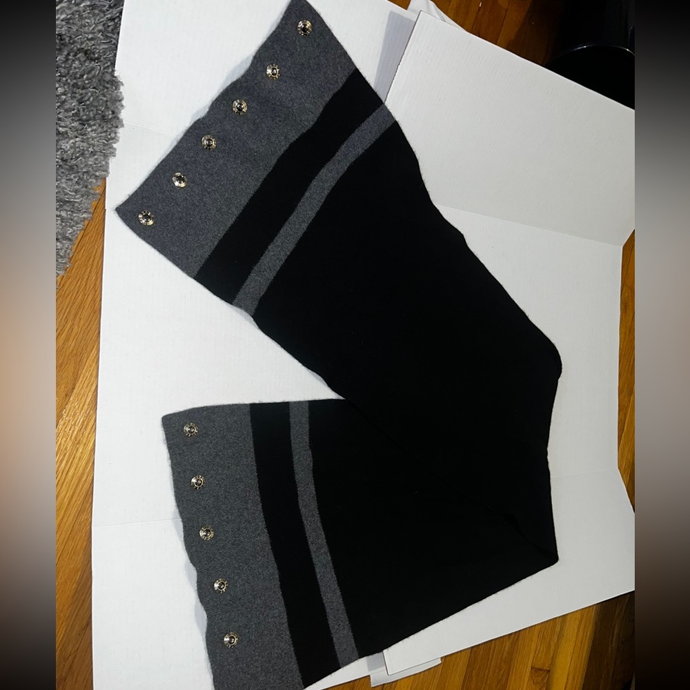Henri Bendel Cashmere Color blocked Scarf